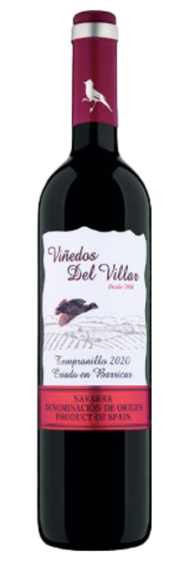 Вино Vinedos Del Villar Tempranillo 2021 сухе червоне 13.5% 0.75 л